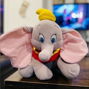Vintage Disney Parks Dumbo 15” Plush Elephant Stuffed Animal Classic Medium